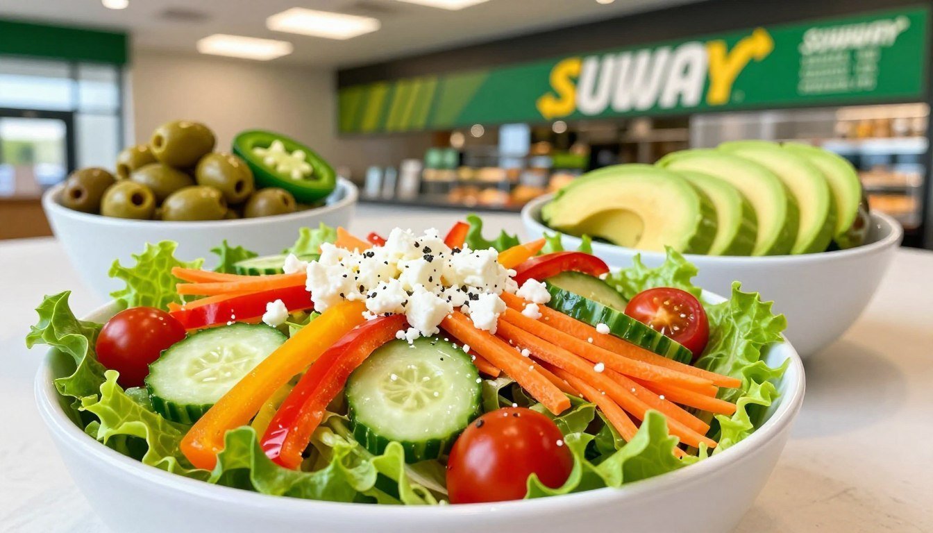 subway salad menu